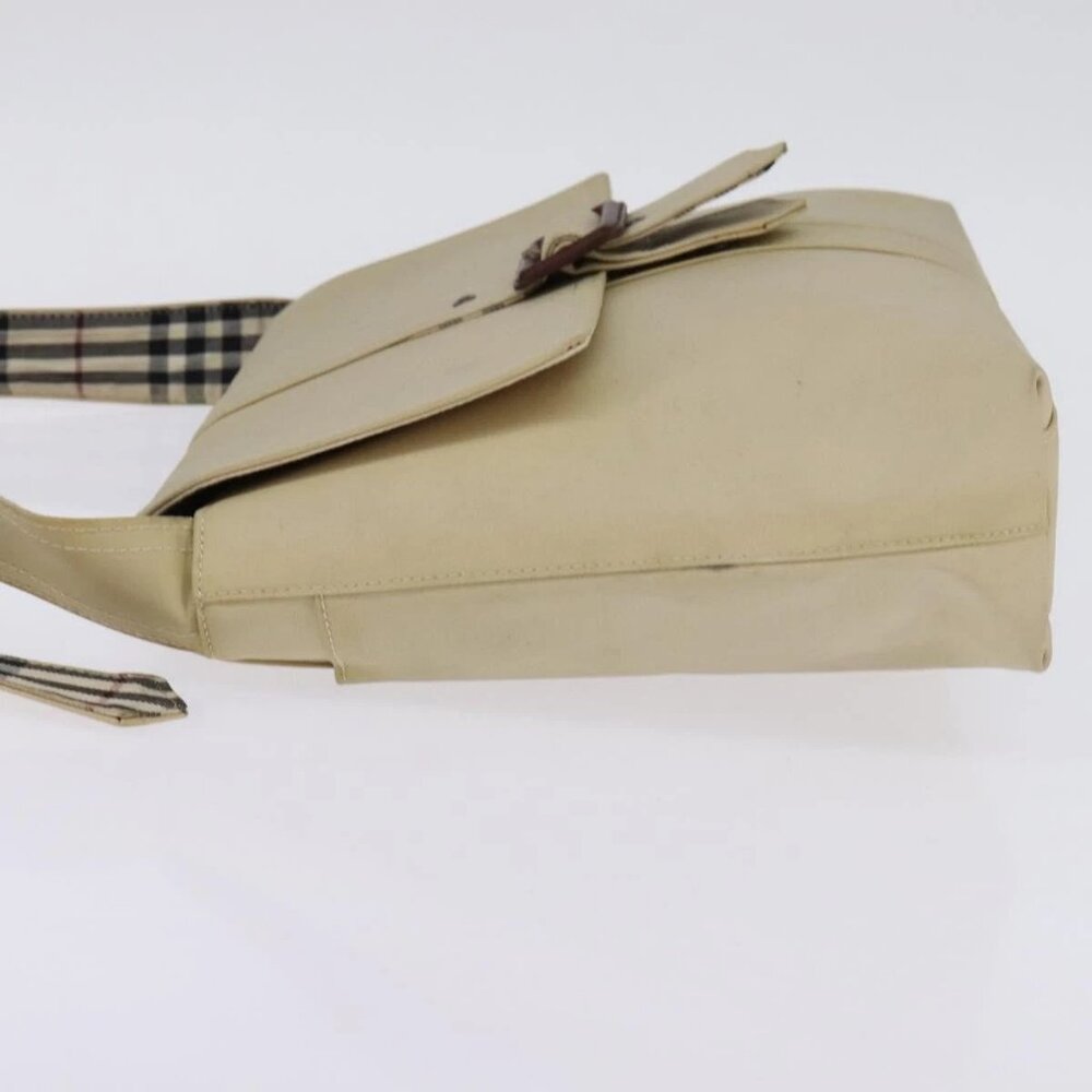 BURBERRY Shoulder Bag Canvas Beige Auth - Picture 3 of 16